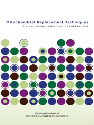 cover image of Mitochondrial Replacement Techniques